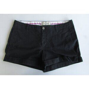 Old Navy Black Cotton 'Perfect' Shorts - Sz 10